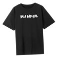 thumbnail image 2 of Camiseta para mujer de verano Tops disfraz básico camiseta cuello redondo para trabajo de oficina M, 2 of 8