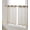 Beige, variant on THD Serena Faux Linen Textured Semi Sheer Light Filtering Grommet Short Thick Cafe Curtain Tiers for Kitchen & Small Windows, Pair
