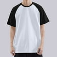 thumbnail image 2 of Men’s Three Quarter Sleeved Pure and refreshing color Baseball Inspired Classic Shirt Tee, 2 of 9