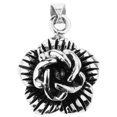 thumbnail image 2 of 2x cineraria cineraria cineraria de cenizas de cenizas de cremación conmemorativa de material acero inoxidable colgante collar de cadena de rosas joyería de para eres y Yinane Colgante de flor conmemorativa, 2 of 7
