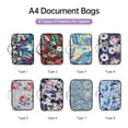 thumbnail image 3 of Multi-Functional A4 Document Bags Portfolio Organizer Waterproof Travel Pouch Zippered Case for Pads Notebooks Pens ID Card Gift for Students Travelers Businessman, 3 of 9