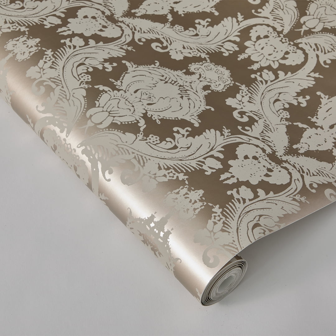 Tempaper Textured Damsel Bisque Removable Peel and Stick Wallpaper, 20.5" x 16.5'