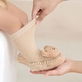 thumbnail image 6 of KelaJuan Baby Girl Winter Sock Shoes Soft Non-slip Cute Cartoon Bears Flats Warm Walking Shoes for Newborn Infant Toddler, 6 of 6