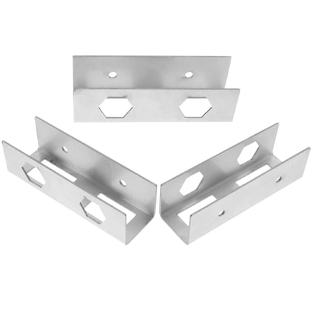 MLINS  3 Pcs Laptop Stand Adjustable Riser for Desk Magnetic Shelf Silver