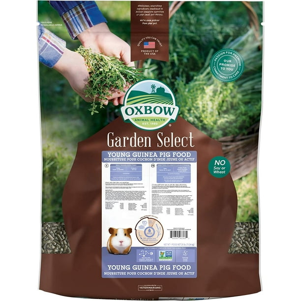 Oxbow Animal Health Garden Select Young Guinea Pig Food, Garden