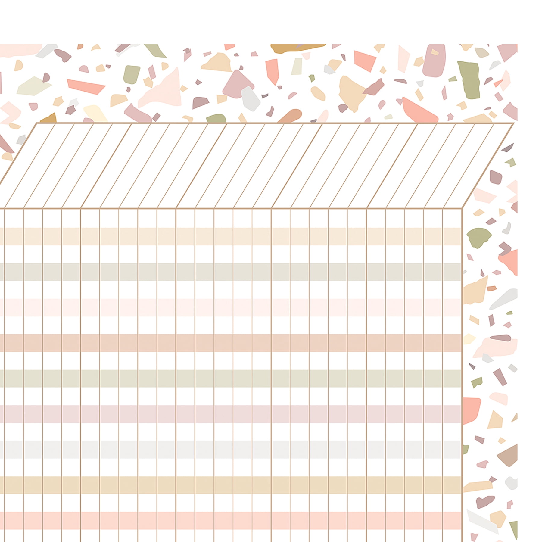 Teacher Created Resources Terrazzo Tones Incentive Chart, 17" x 22", Pack of 6