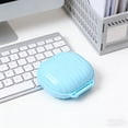 thumbnail image 1 of Sokhug Weekly Pill Organizer - 7 Compartment Portable Medicine Case, Blue, 1 of 7
