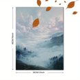 thumbnail image 3 of Misty Mountain Landscape Canvas Print Wall Art for Living Room Office Hotel Hallway, 3 of 8