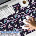 thumbnail image 2 of Long Mouse Pads for Desk,Dark Unicorn Rainbow Heart Pattern Desk Mats on Top Of Desks, Desk Mouse Pad Extra Large with 3mm Non-Slip Base and Stitched Edge for Gaming,Office,Work,Home 47.3"x23.6", 2 of 6