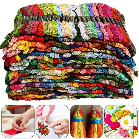 447 Color Cross Stitch Threads Cotton Color Embroidery Floss Color Palettes Bracelets Floss 8m Crafts