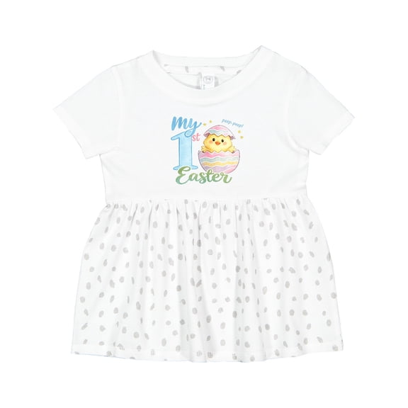 Inktastic My 1st Easter Girls Baby Dress