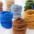 thumbnail image 4 of Calcetines de terciopelo de color liso para primavera y verano, medias de seda helada rizadas de tubo medio, calcetines de jacquard Thi Stacks para niños, 4 of 6