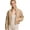 Khaki, variant on Love Tree Women's Juniors Ultra Light Water Resistant Packable Quilted Jacket  (Off White, Small)