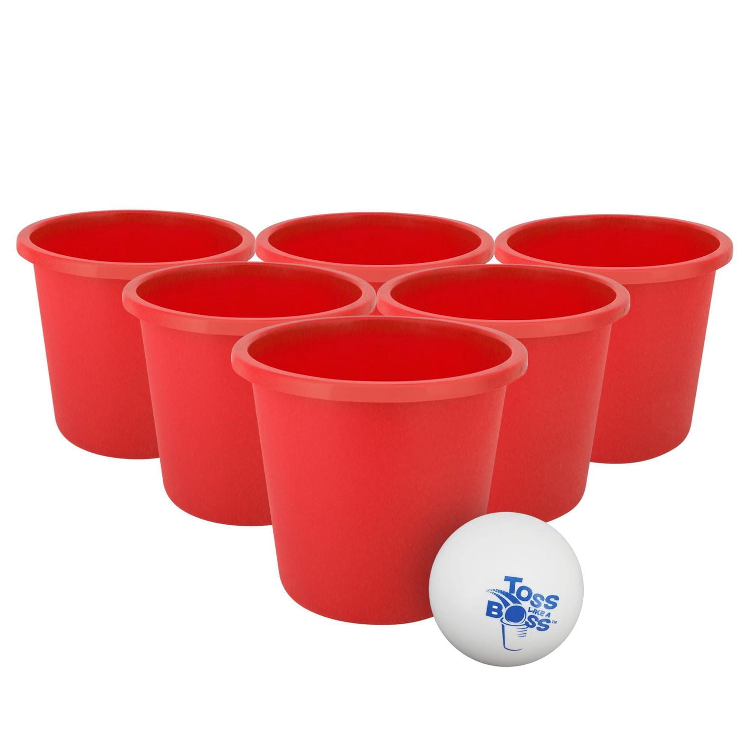 Banzai Toss Like A Boss Outdoor Giant Pong Lawn Game with
