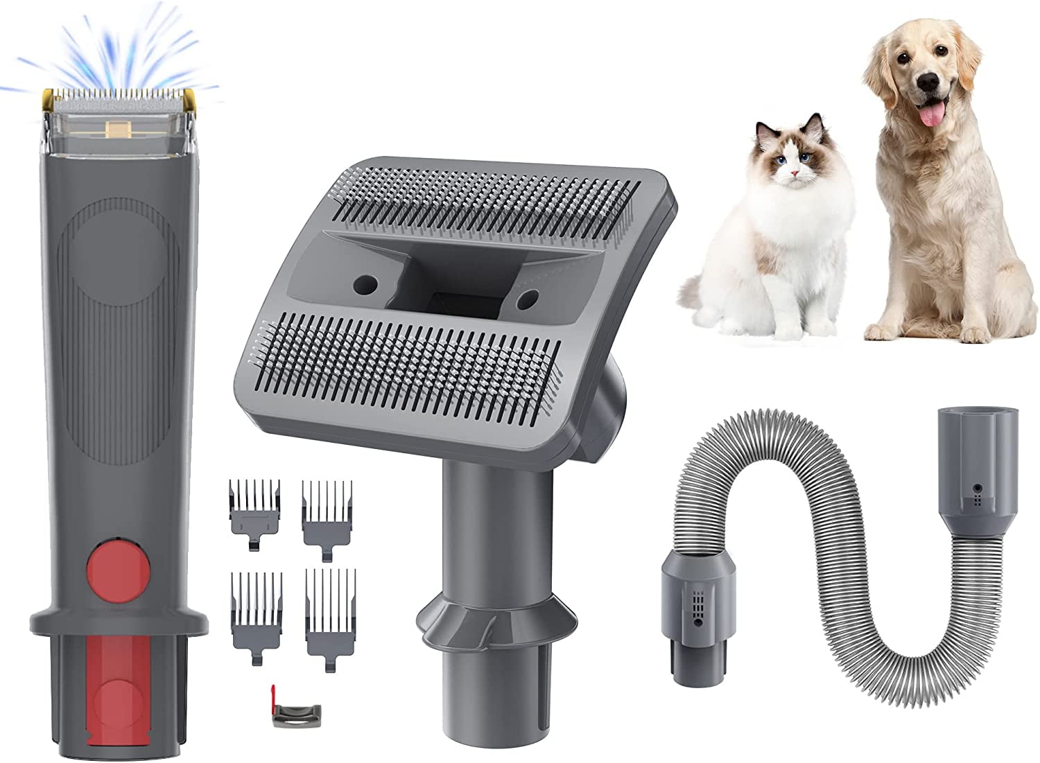 Pet Grooming Attachment Kit for Dy.son V7 V8 V10 V11 V12 Animal