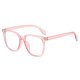 thumbnail image 1 of Lentes de anteojos con luz anti-azul, montura cuadrada lisa de estilo coreano para mujer, 1 of 1