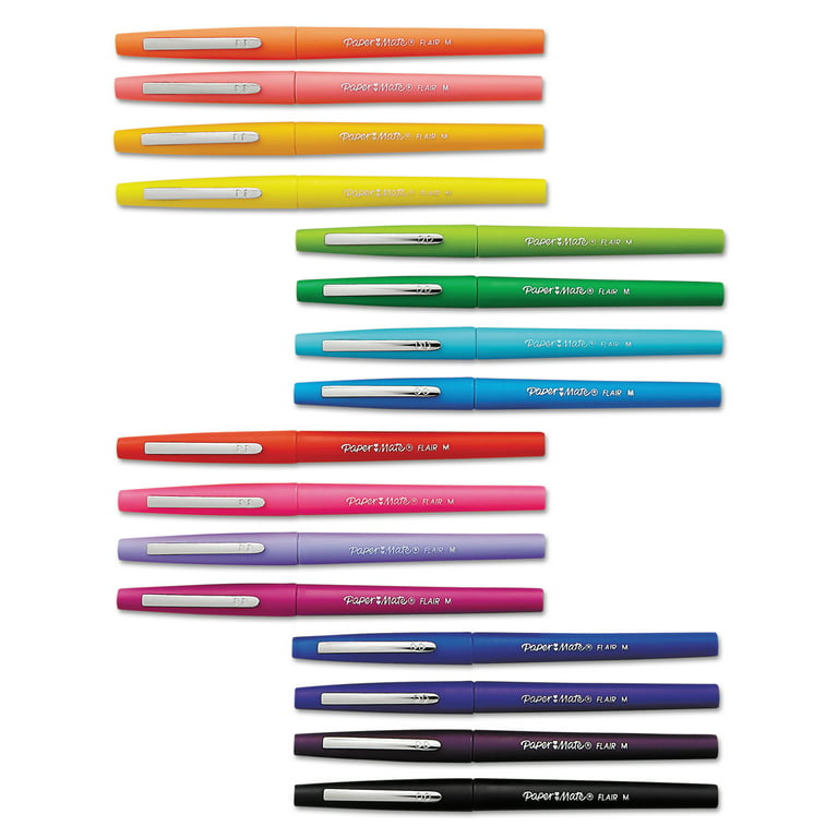 Paper Mate Flair Scented Felt Tip Pens, 0.7 mm, Assorted Sunday Brunch  Scents and Colors, Set of 6
