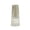A003- H, variant on Small Glass Vase, Textured Glass Vase Silver Rim, Bark Textured Vase, Conical Glass Vase, 8X3.5X3 Inch Ice Glacier Cold Ripple Clear Tapered Vessel Perfect for Tabletop Flower