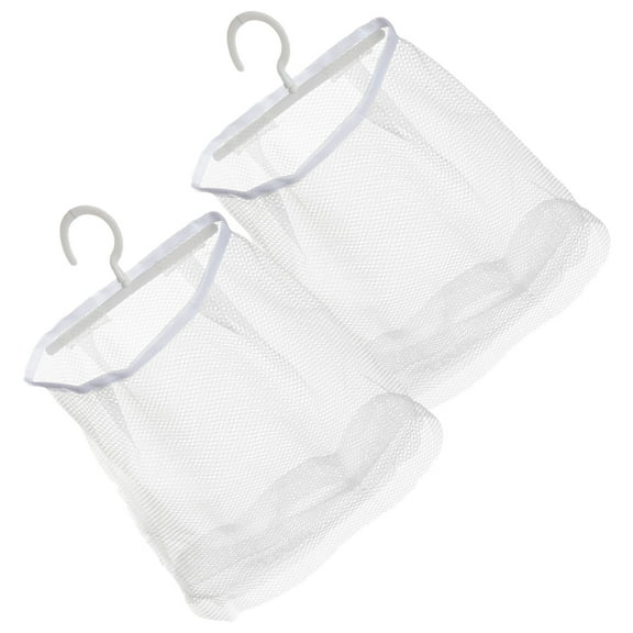 2 Pcs Mesh Hanging Bag Laundry Bags Storage Baskets Mesh Bag Bag for Socks Hanging Storage Bag Travel