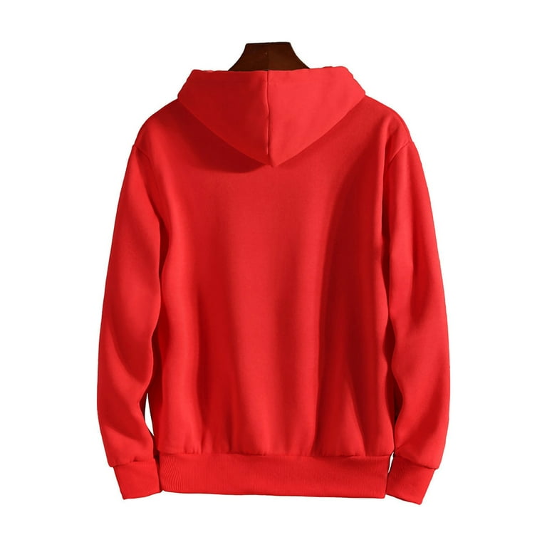 Men's Sweatshirt - Red - L