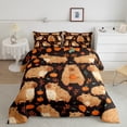 thumbnail image 2 of Castle Fairy Cute Capybara Full Size Comforter Sets,Kawaii Animal Bedding Sets, 2 of 8