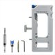 thumbnail image 1 of Plantilla para Bisagras de Puerta, Mortajadora de Bisagras de Puerta, Kit de Instalación de Bisagras, Plantilla de Fresado para Bisagras de Puerta de 3 A 5 Pulgadas., 1 of 5