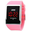 Touch Screen Digital LED Waterproof Watch Sport Casual Wrist Watches Pink