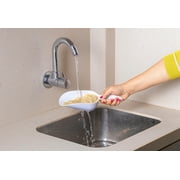 Mainstays 3-Piece Plastic Kitchen Scoop Set, White