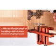 thumbnail image 3 of Cabinet Door Mounting Fixture Integrated Heavy Tool is Suitable for Cabinets with Face Frames., 3 of 5