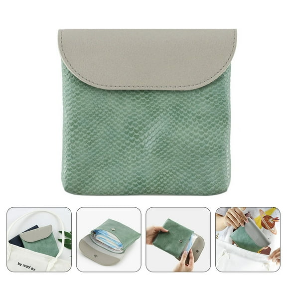 STRANDCHIC Large Capacity Green PU Wallet for Women, Simple and Stylish, Perfect for Shopping and Everyday Use