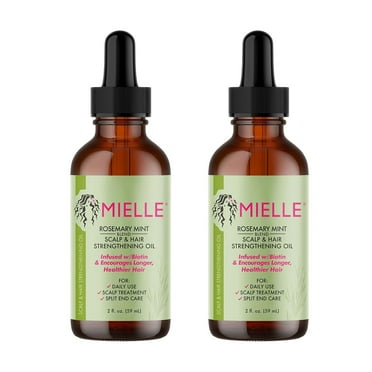 Rosemary Mint Scalp & Hair Strengthening Oil for All Hair Types, 2 Ounce (2 Pack)