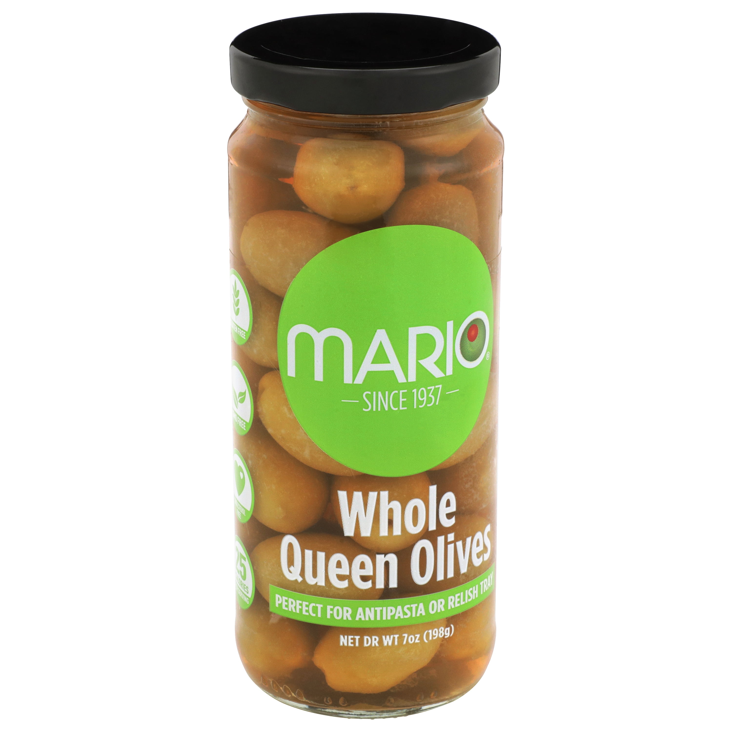 (3 pack) Mario Whole Spanish Queen Olives, 7 oz