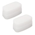 thumbnail image 2 of Bounce Flash Diffuser, Plastic Lightweight Flash Diffuser Dome Bounce Portable Easy To Install White  For Camera, 2 of 8