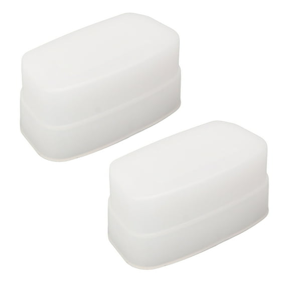 Flash Diffuser Dome Bounce, Bounce Flash Diffuser White Portable Plastic Easy To Install 2Pcs For Camera