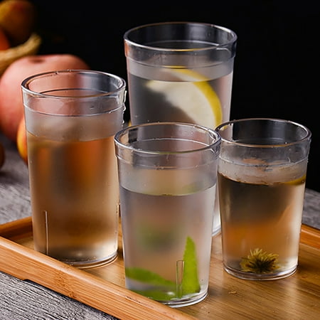 

Travelwant 210/280/350/450ml Plastic Tumblers Plastic Drinking Glasses Small Plastic Cups for Kids Reusable and Unbreakable Acrylic Children Drinking Cups Tumblers