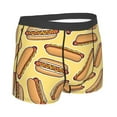 thumbnail image 3 of Balery Hot Dogs Men's Boxer Briefs, Soft and Breathable Cotton Underwear with nylon Waistband-Large, 3 of 9
