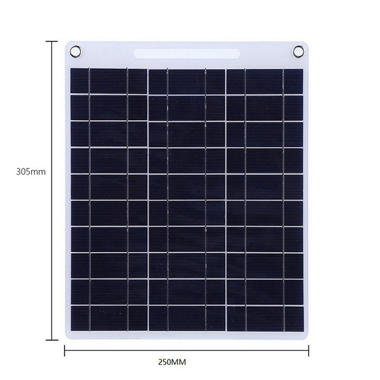 60W Solar Panel Portable 5V USB Fast Charger Panel Kit Outdoor Emergency Charging Battery Travel Phone Charger