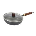 thumbnail image 4 of deevoka Iron Wok Cooking Tool Easy to Clean Non Coated Kitchen Supplies Stir Fry Pan Diameter 28cm, 4 of 9