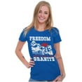 thumbnail image 5 of Freedom Don't Take It For Granite Pun Womens Slim Fit Graphic Tee Brisco Brands M, 5 of 6