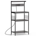 thumbnail image 2 of CONCETTA 23" Baking Rack, Microwave Oven Rack, Pot Rack, Baking Utensils, Kitchen Household Use, Three Layers, Gray, 2 of 9