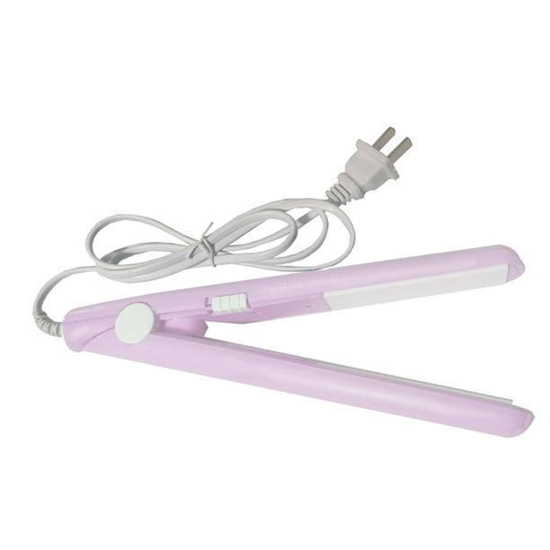 Mini Plancha Alaciador Cabello Make de Bolsillo Viaje Portatil