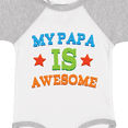 thumbnail image 4 of Inktastic My Papa is Awesome Boys or Girls Baby Bodysuit, 4 of 5