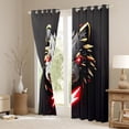 thumbnail image 3 of Homewish Wildlife Wolf Curtains Pack of 2 (42x84 Each) For Kids Children Teens,Woodland Animal Curtains Blackout,Abstract Lightning Bedroom Curtains,Luxury Bedroom Decor, 3 of 6
