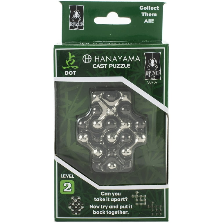 BePuzzled | Dot Hanayama Cast Metal Brainteaser Puzzle Mensa Rated