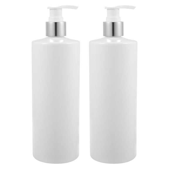 2 Pcs Lotion Bottle Lotion Holder Pump Bottle Shower Pump Dispenser Bathroom Container Shampoo Container