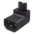 thumbnail image 1 of Adaptador de Corriente Hugo IEC320 C14 a C5 Ángulo Recto PVC, 1 of 7