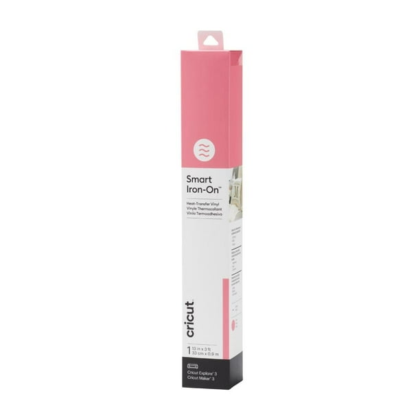 Vinilo de transferencia de calor Cricut Smart Iron On, rollo rosa de 3 pies