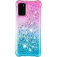 thumbnail image 2 of Liquid Case for Samsung Galaxy S20, Glitter Bling Soft TPU Bumper Heavy Duty Shockproof Protective Cover Full Body Bling Liquid Sparkle Flowing Case for Samsung Galaxy S20 Gradient Turquoise, 2 of 12