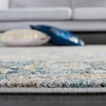 thumbnail image 4 of Safavieh Valencia Renae Medallion Polyester Area Rug, Light Gray/Blue, 8' x 10', 4 of 11