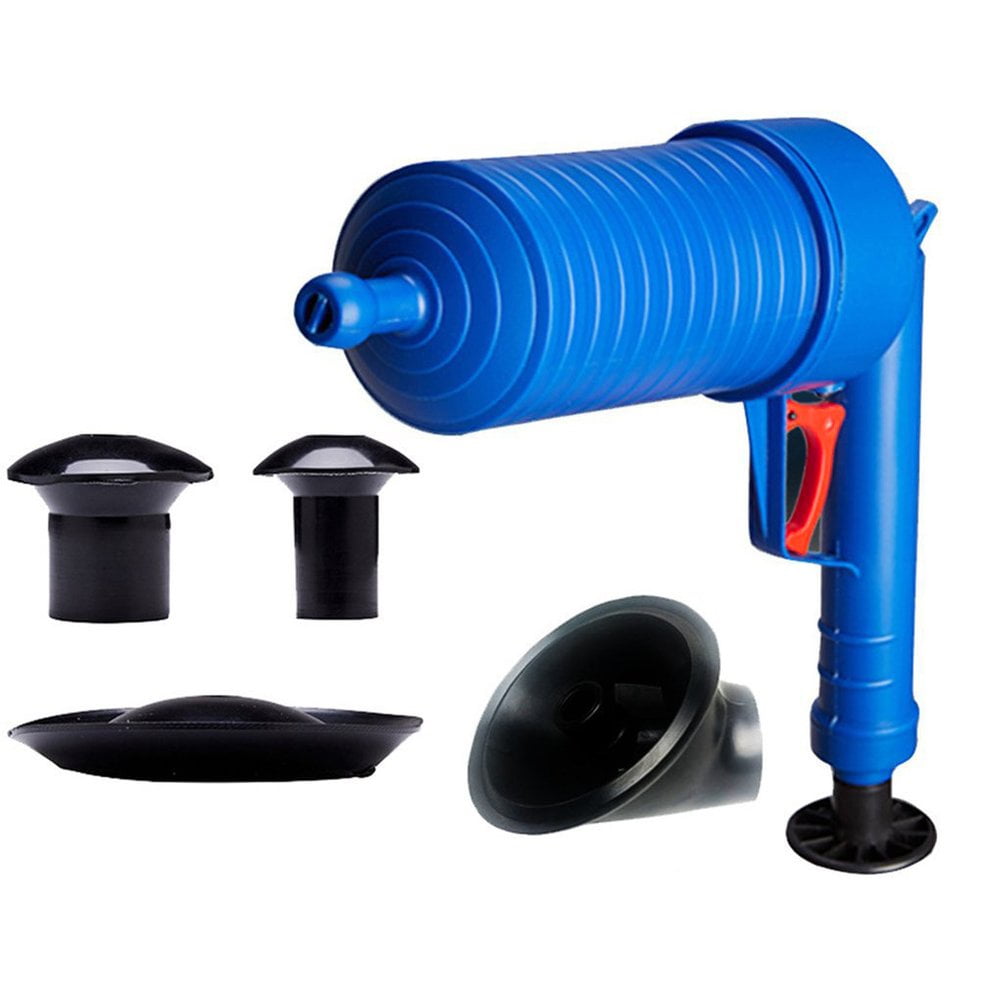 High Pressure Air Drain Blaster Cleaner Toilets Drain Cleaner With 4